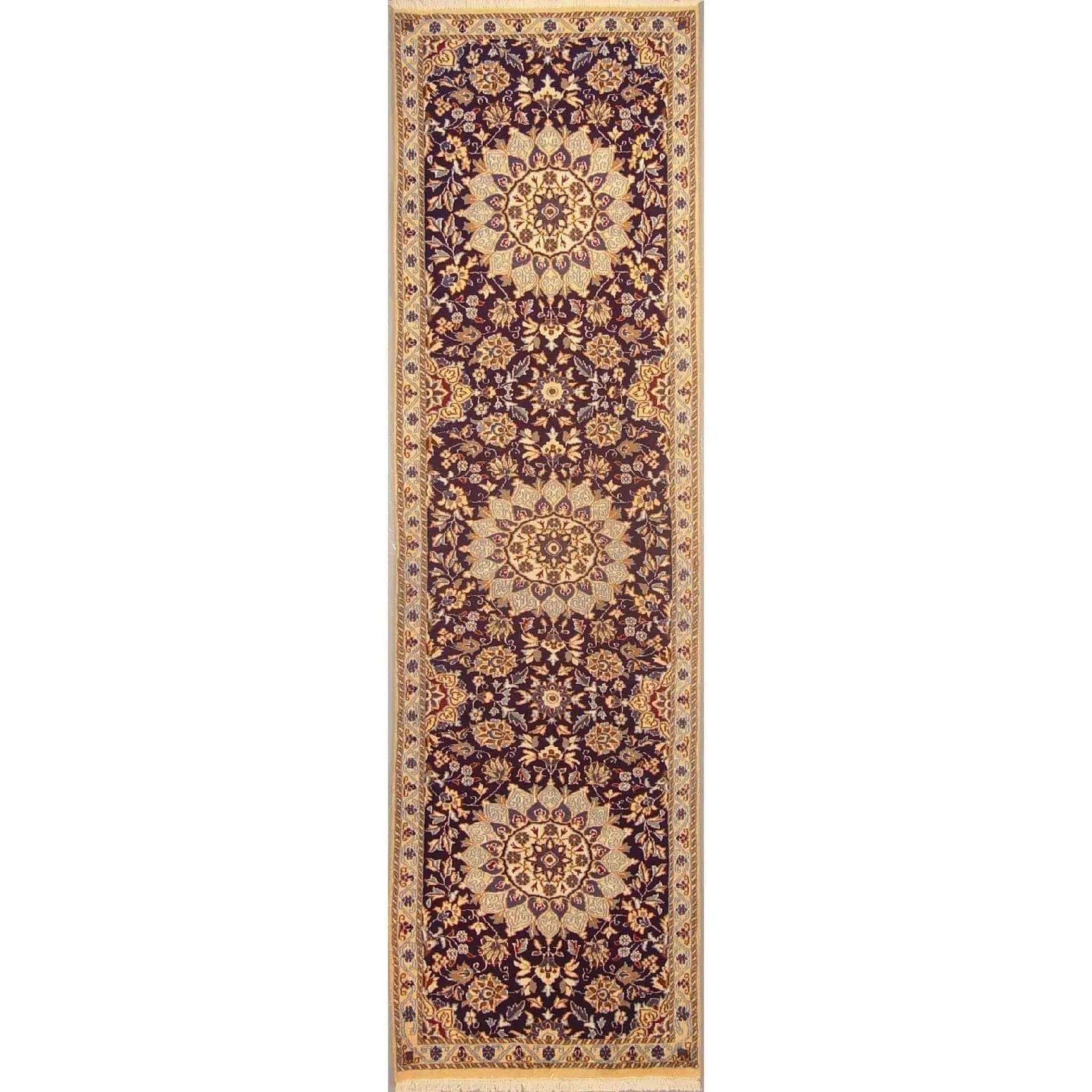 One Of The Kind Persian Nain Rug 9'6" x 2'7"